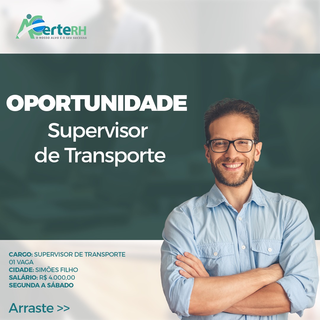 Supervisor de Transporte